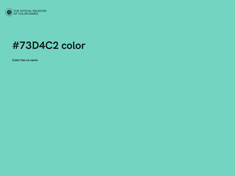 #73D4C2 color image