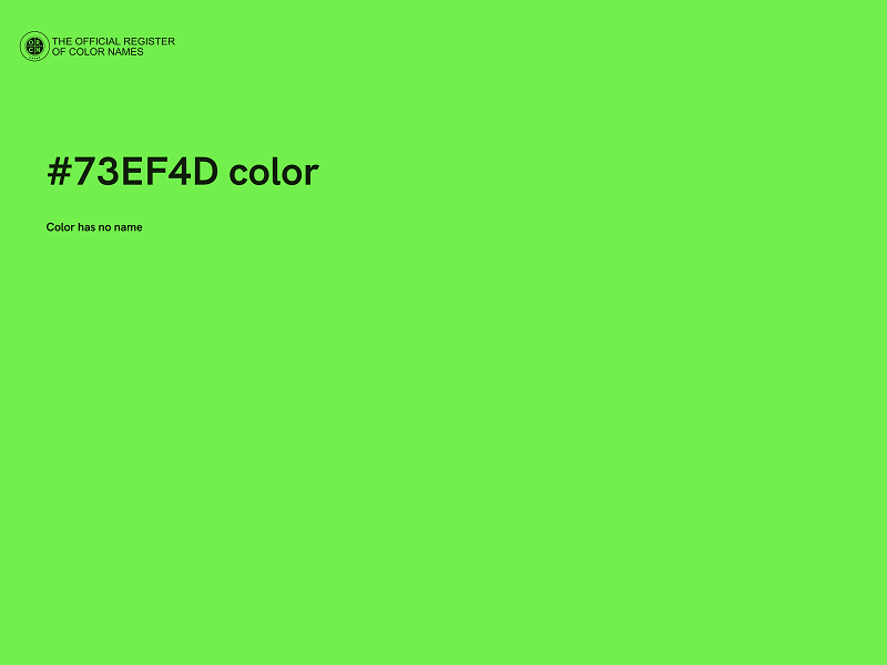 #73EF4D color image