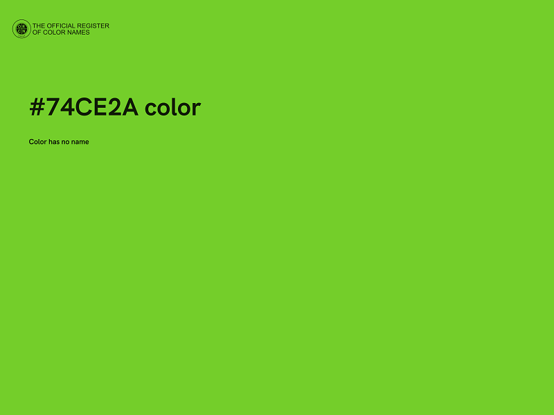 #74CE2A color image