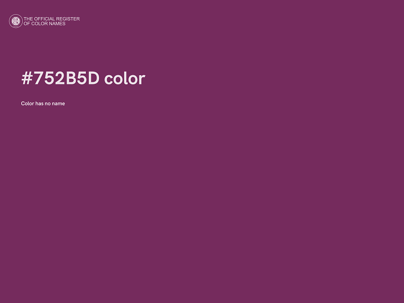 #752B5D color image