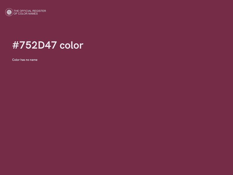 #752D47 color image