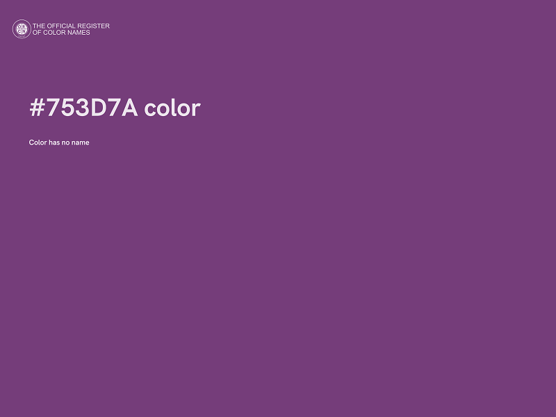 #753D7A color image