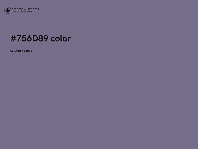 #756D89 color image