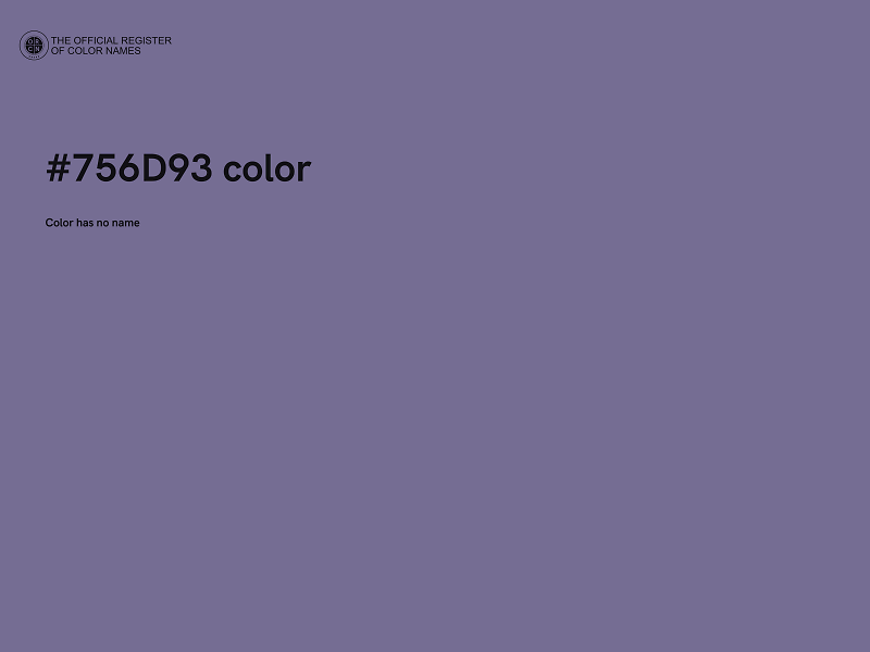 #756D93 color image