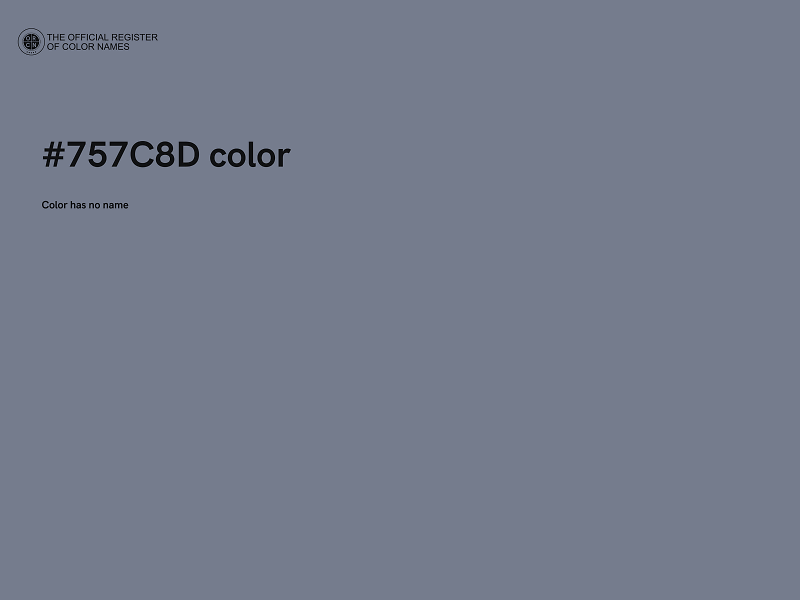 #757C8D color image