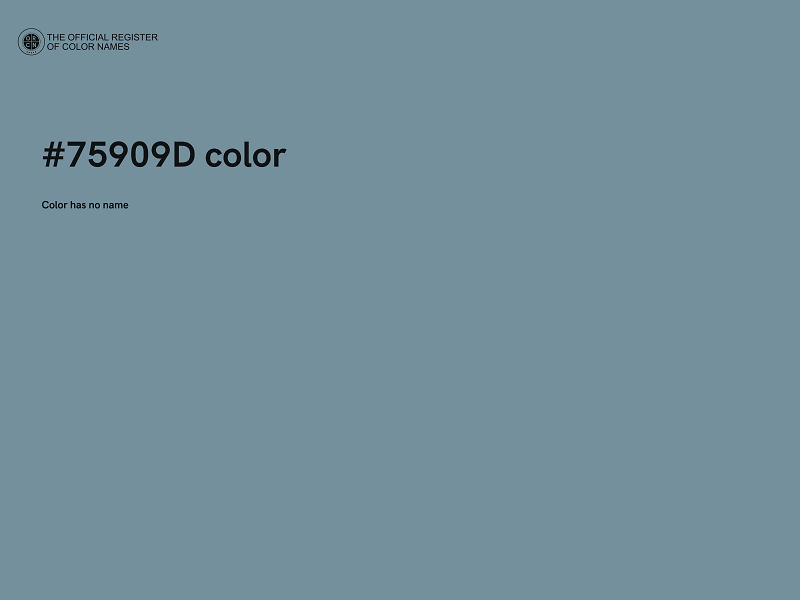 #75909D color image