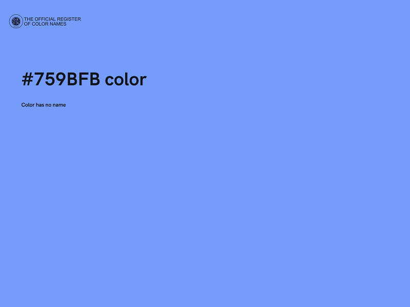 #759BFB color image