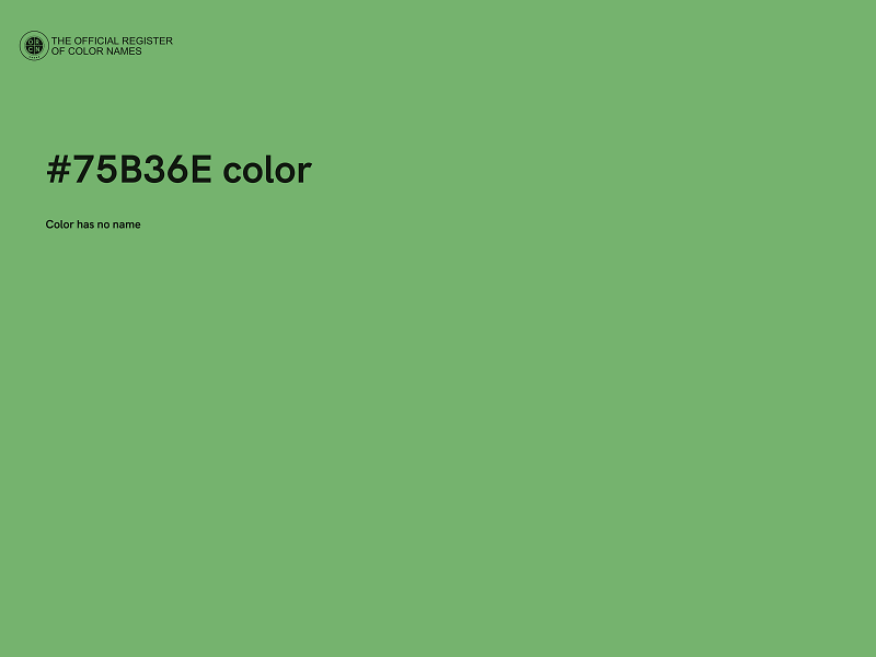 #75B36E color image