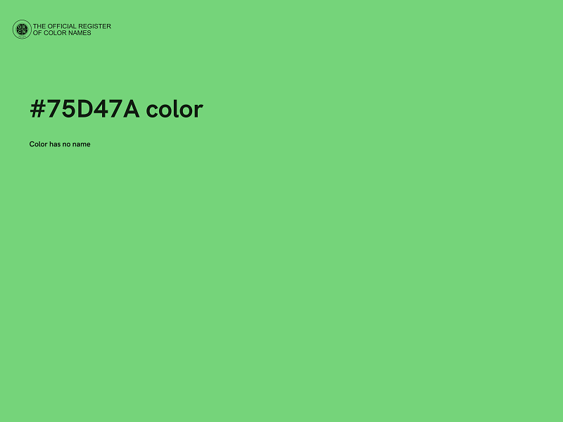 #75D47A color image