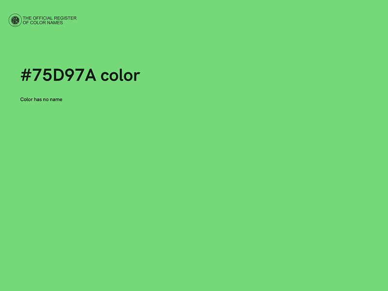 #75D97A color image