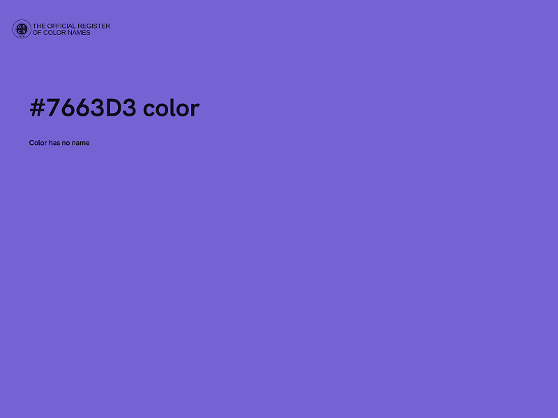 #7663D3 color image