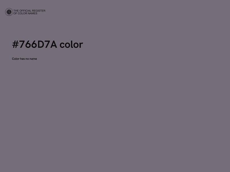 #766D7A color image