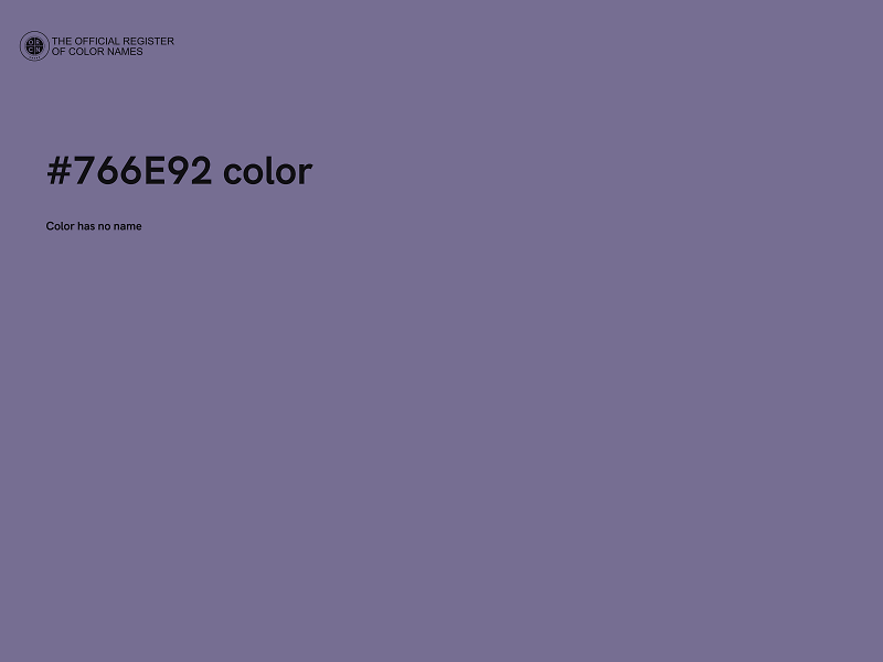 #766E92 color image