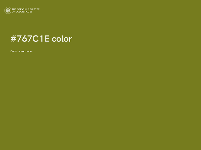 #767C1E color image