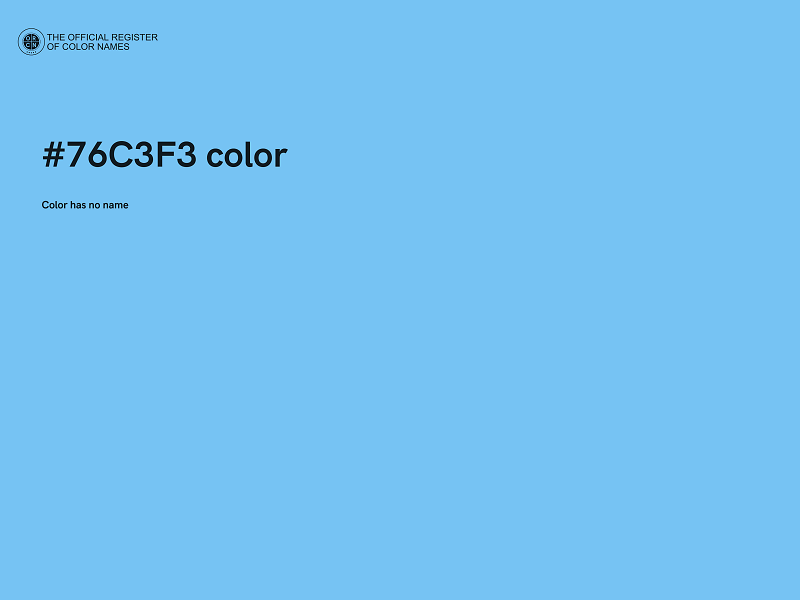 #76C3F3 color image