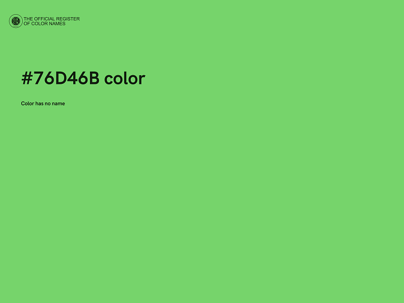 #76D46B color image