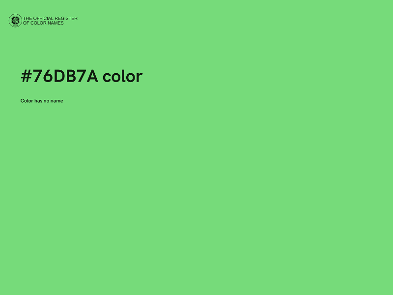 #76DB7A color image