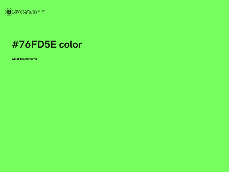 #76FD5E color image