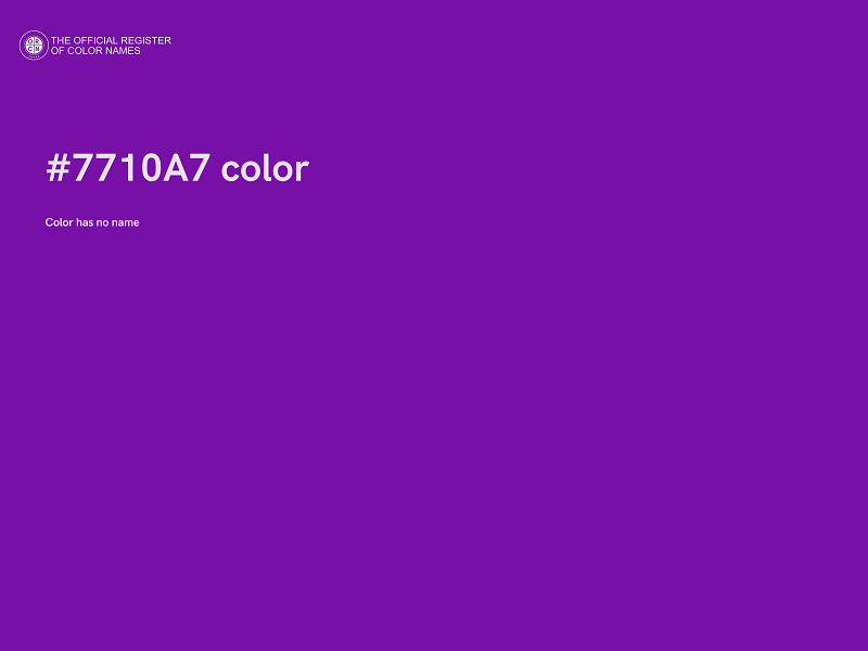 #7710A7 color image