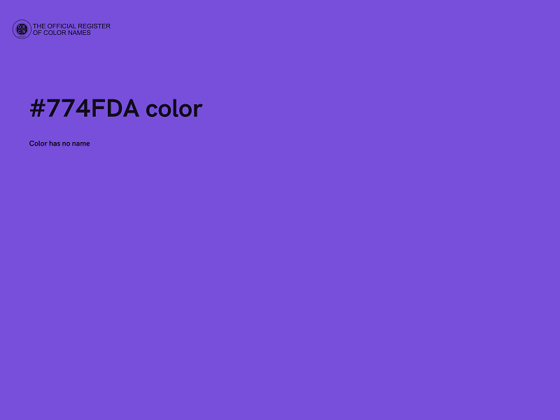 #774FDA color image