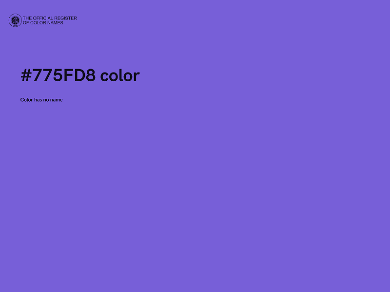 #775FD8 color image