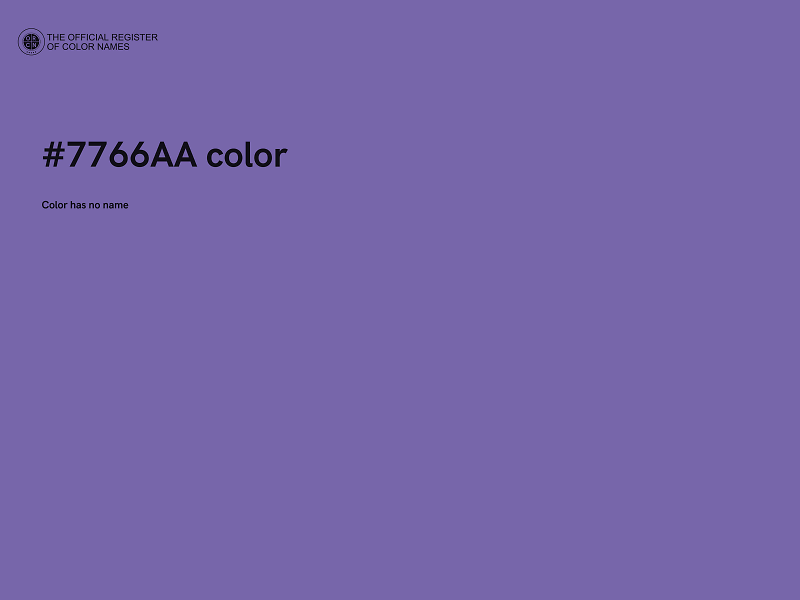 #7766AA color image