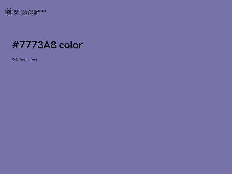 #7773A8 color image