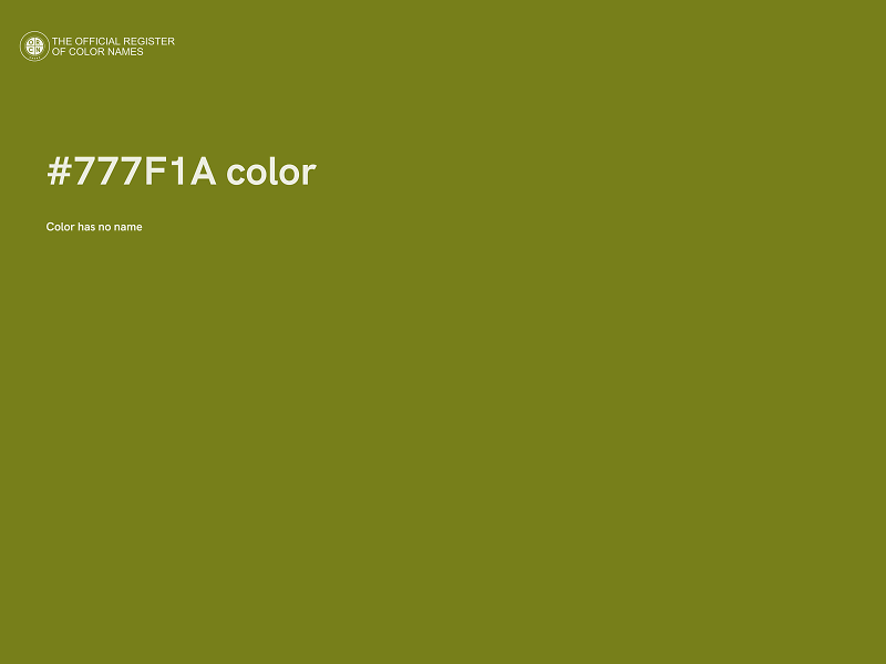 #777F1A color image