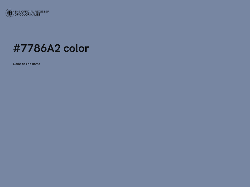 #7786A2 color image