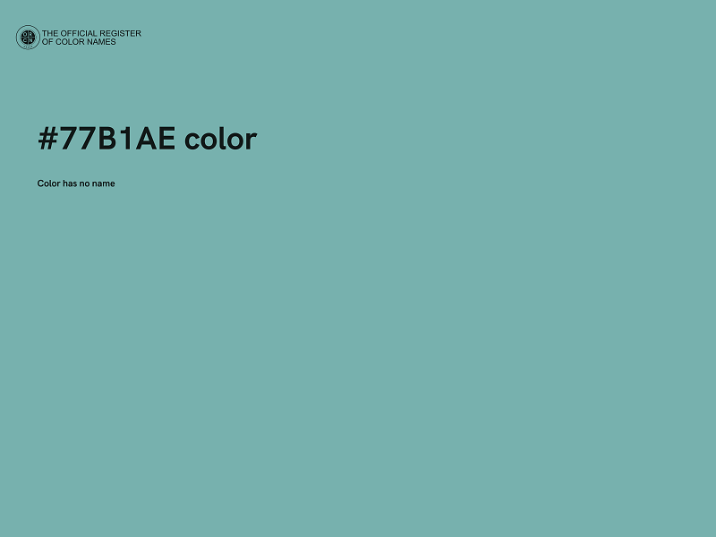 #77B1AE color image