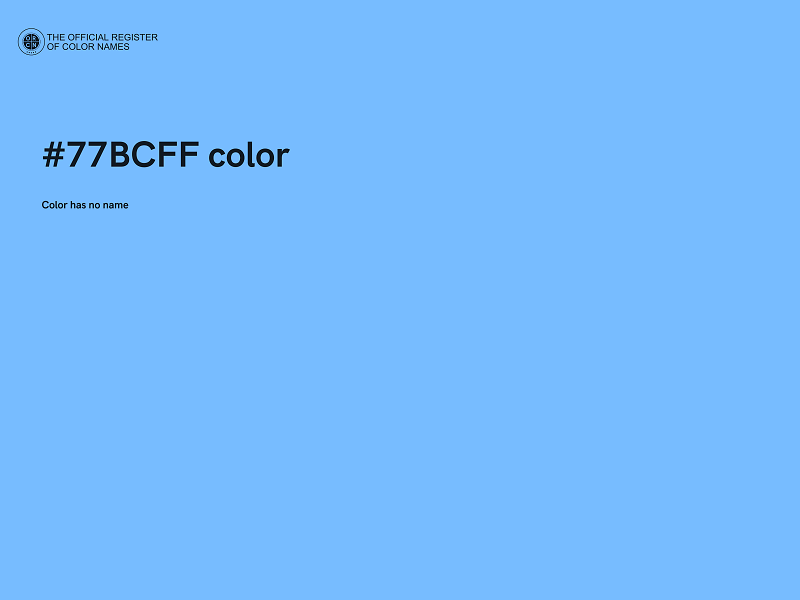 #77BCFF color image