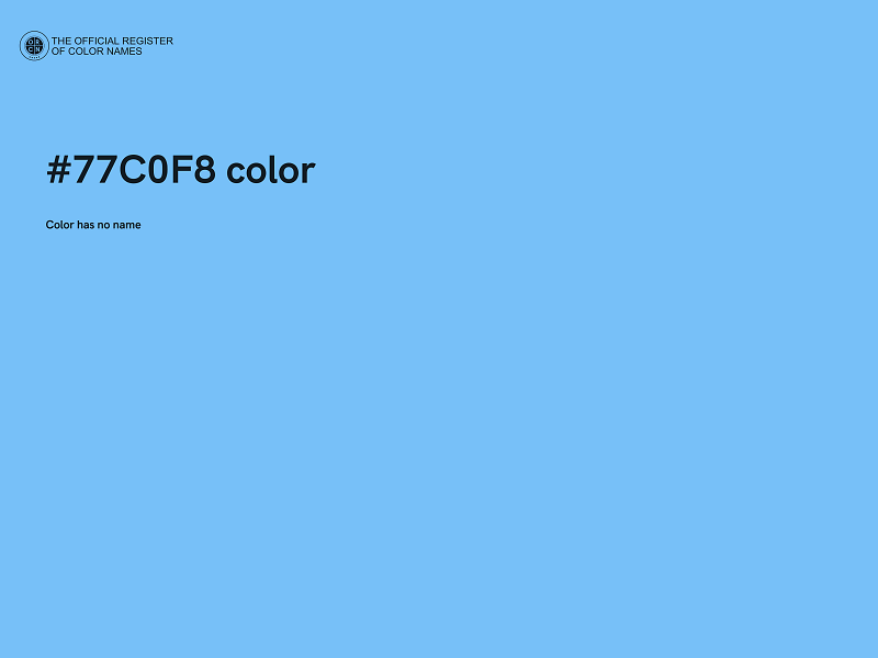 #77C0F8 color image