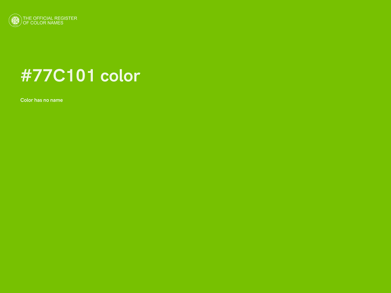 #77C101 color image