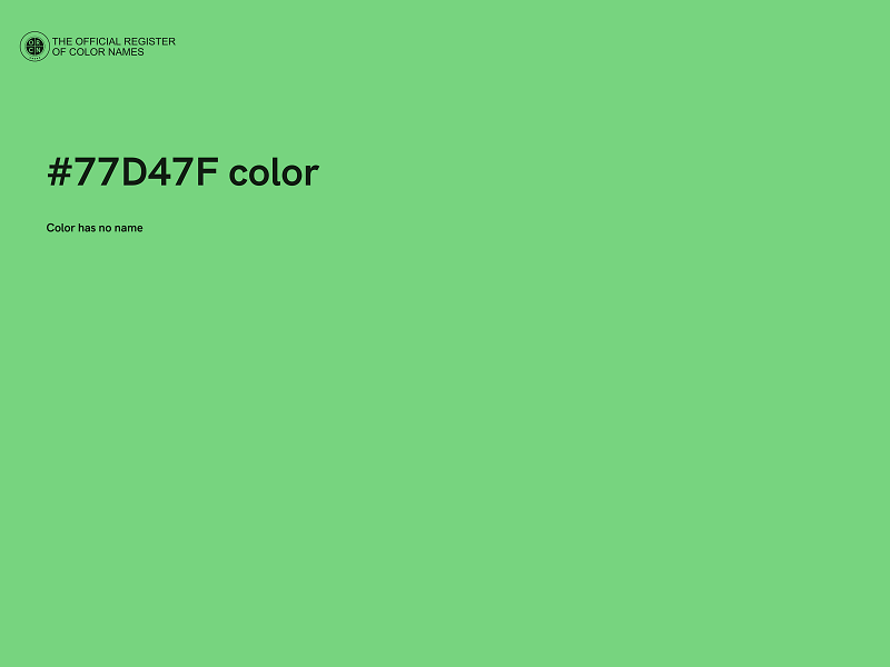 #77D47F color image