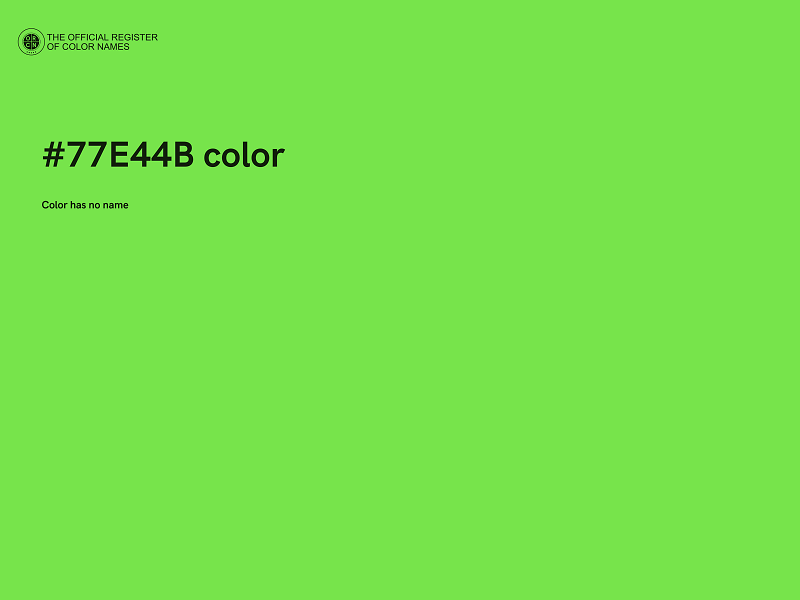 #77E44B color image