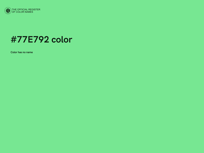 #77E792 color image