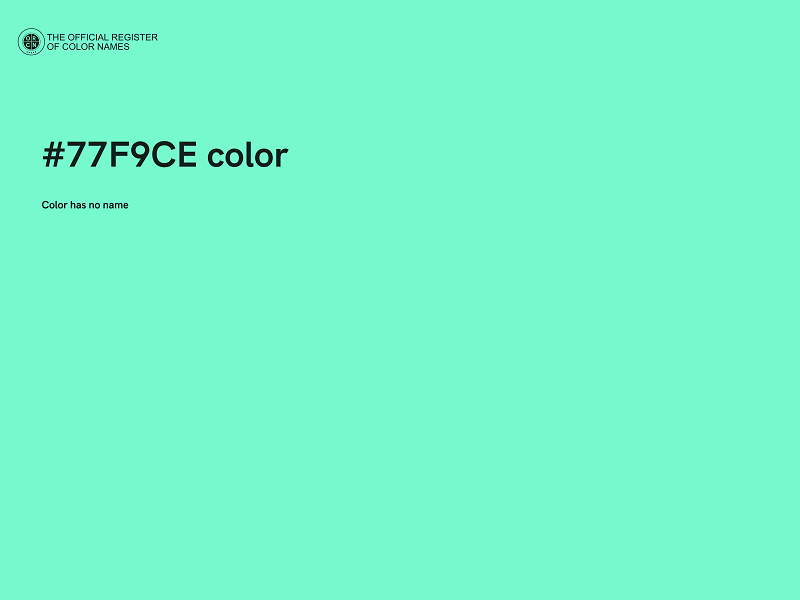 #77F9CE color image