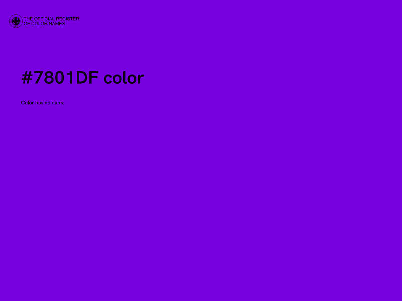 #7801DF color image