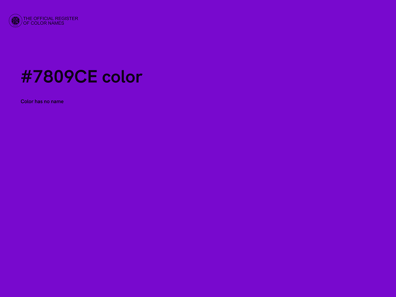 #7809CE color image