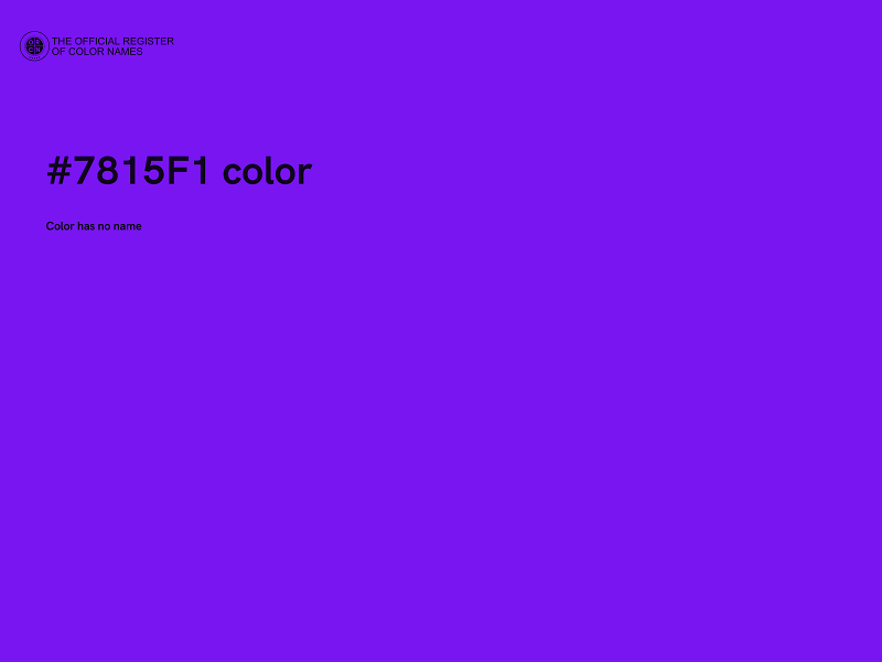 #7815F1 color image