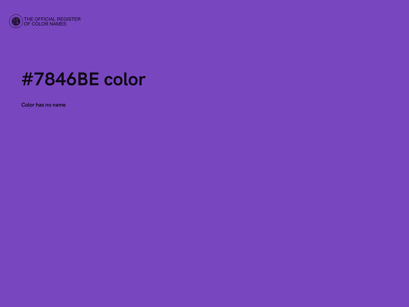 #7846BE color image