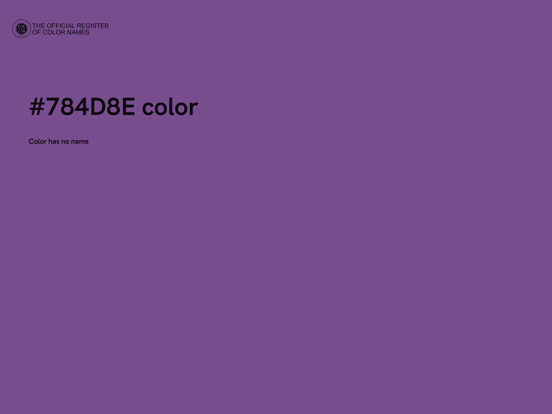 #784D8E color image