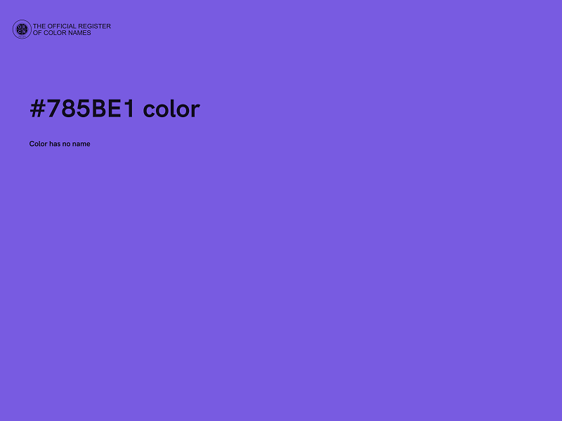 #785BE1 color image