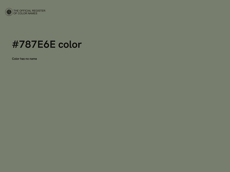 #787E6E color image