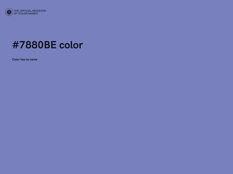 #7880BE color image