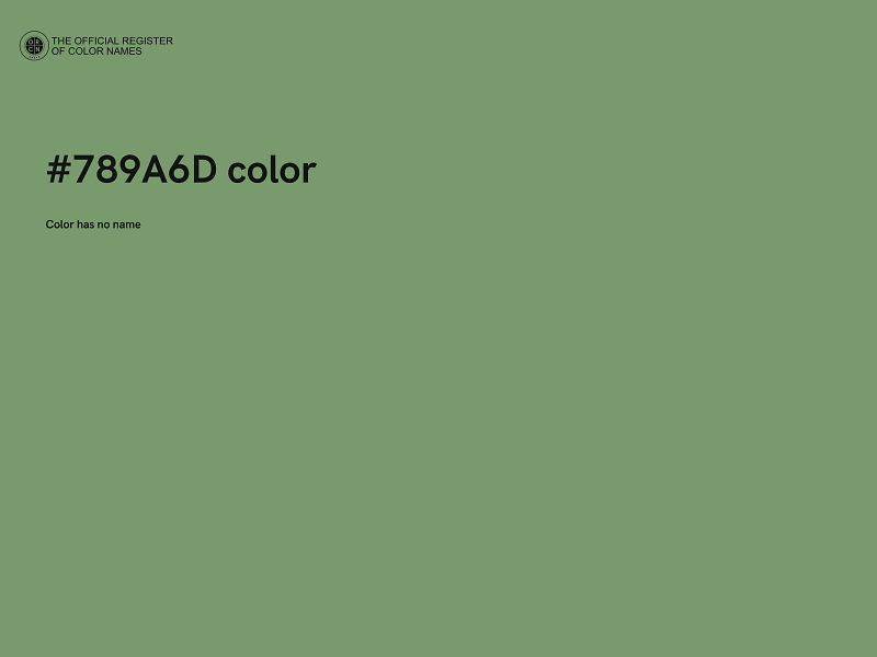 #789A6D color image