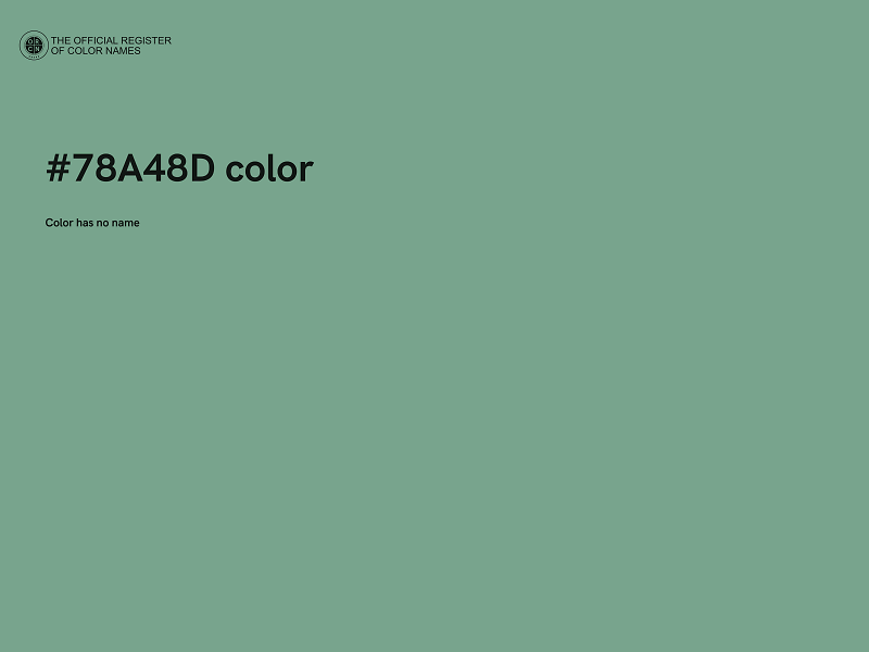 #78A48D color image