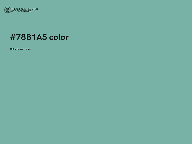 #78B1A5 color image