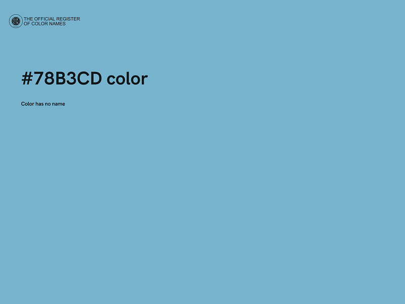 #78B3CD color image