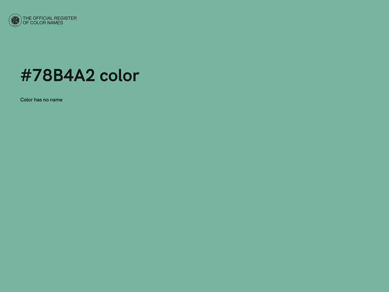 #78B4A2 color image